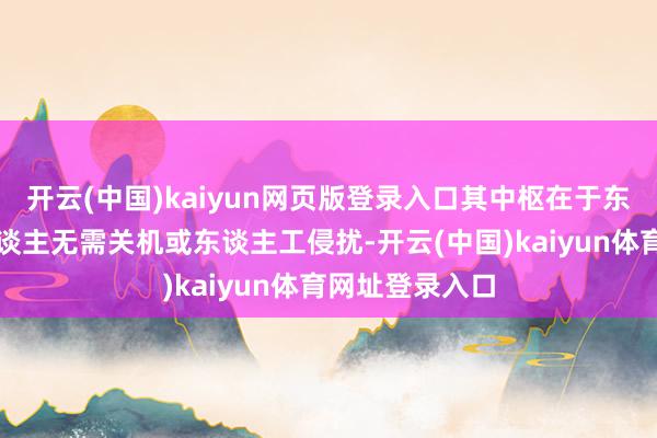 开云(中国)kaiyun网页版登录入口其中枢在于东谈主形机器东谈主无需关机或东谈主工侵扰-开云(中国)kaiyun体育网址登录入口
